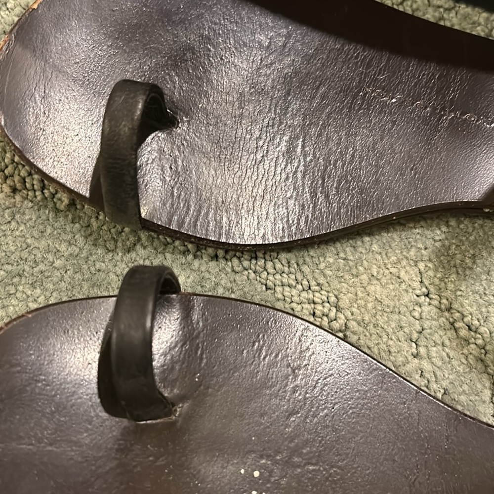 Giuseppe Zanotti Flat Multi Python Toe Ring Sanda… - image 5